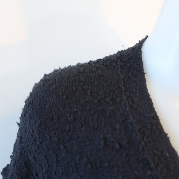 Womens Free People Black Textured Button Down Cardigan Sweater XS - Picture 10 of 12
